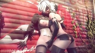 Hentai and Anime: 2B & A2 #4