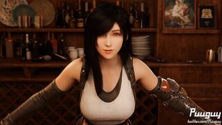 Bartender Tifa Lockhart