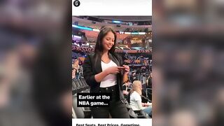 Fiona Barron: Gametime App Instagram Story #2