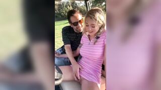 Hottest Creampies: Gabbie Carter Gets Creampie On The Golf Field #3