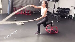 Isabela Merced: Battle ropes #3