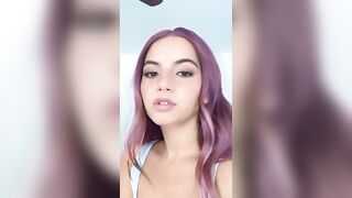 Isabela Merced: Bela with purple hair #2