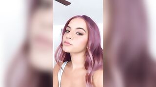 Isabela Merced: Bela with purple hair #3