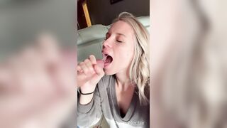 Want To Suck Cock: Giving myself a facial #2