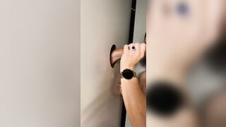 Want To Suck Cock: I love giving sloppy gloryhole blowjobs. #2