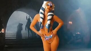 Jabba the Hutt and Slave Leia: Ahsoka is Jabba’s Dancer #2