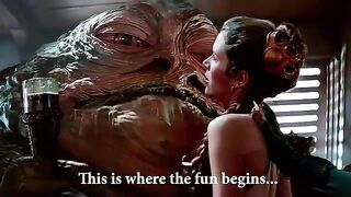 Jabba the Hutt and Slave Leia: Jabba and Leia Edit Film 1 #4