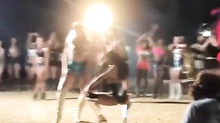 Jade Chynoweth: 1 low Twerk in Latex at Enrique Iglesias video shoot (2018) #3