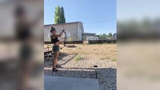 shooting arrow