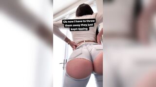 Jailyne Ojeda: so phattt (ripped jeans, ig story) #3