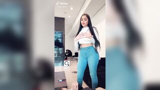 Jailyne Ojeda: Jailyne sits on her friend's face ♥️♥️ #3