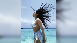 Janhvi Kapoor: Janhvi kapoor - hair flippin in a bikini #2