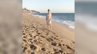 Jasmine Skye: Beach Running. #3