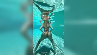 JayCake: Twerking underwater! This is real the moon that makes the waves. #3