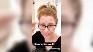 Jenna Fischer: Scrunchies are definitely in! #4