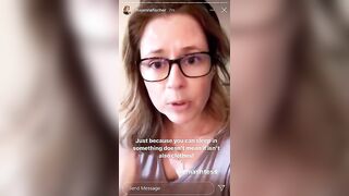 Jenna Fischer: Not happy with the early returns from her poll. #4