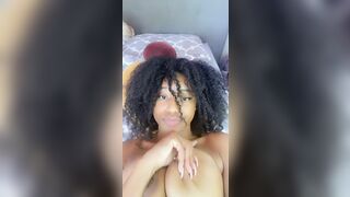 Ebony Cuties: Pov of me begging for you to cum inside me #2