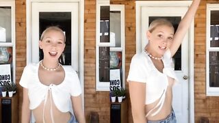 Nipslip in new TikTok