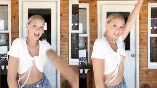 Jordyn Jones: Nipslip in new TikTok #2