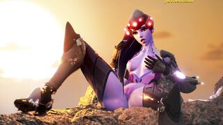 Widowmaker craves passion on the rock (Overwatch) [Espierda]