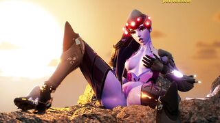 Widowmaker: Widowmaker craves passion on the rock (Overwatch) [Espierda] #3