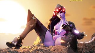 Widowmaker: Widowmaker craves passion on the rock (Overwatch) [Espierda] #4