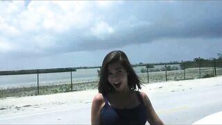 She Goes Storm Chasing And Gets Her Tits Out