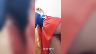 Supergirl Doing Hoe things! :3 By Kate Key