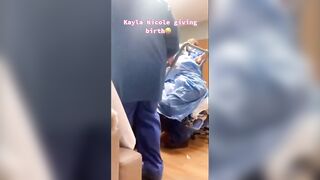 Kayla Nicole: Kayla giving birth ♥️♥️ #2