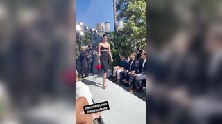 Kendall Jenner: Modeling for Michael Kors at NYFW 2021 #3