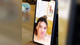 Kendall Jenner: on facetime while taking a bath #2