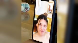 Kendall Jenner: on facetime while taking a bath #3