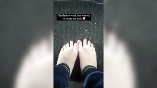 Kenishafineasf: Sexy ass toes #2