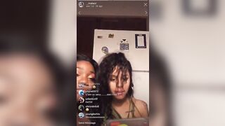 Ketlyd nipslip on Malawi IG live