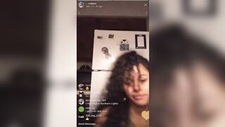 KetlyD: Ketlyd nipslip on Malawi IG live #3