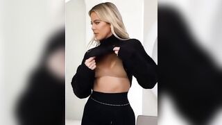 Khloe Kardashian: showing off her tits #2