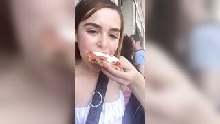 Kiernan Shipka: World Pizza Day #2