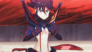 Kill La Kill: Ryuko making her clothing disappear. #2