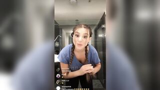 Kira Kosarin: Downblouse (Live IG) #2