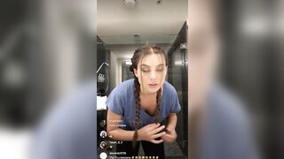 Kira Kosarin: Downblouse (Live IG) #3