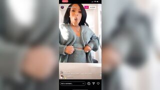 K. Michelle: Nice Lil slip in today's live #2