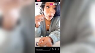 K. Michelle: Nice Lil slip in today's live #3