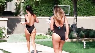 Kourtney big milf booty jiggling #3