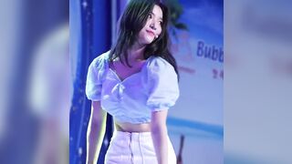 Kpop: Fromis_9 - Saerom yummy tummy and slurpy sweaty back #2