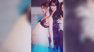 Kpop: Blackpink - Lisa getting touchy with Jennie #2