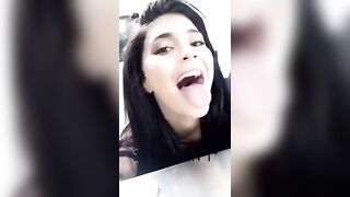 Kylie Jenner: Showing off that tongue #2