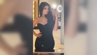 Kylie Jenner: Black dress #4