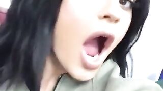 Kylie Jenner: mouth open #2