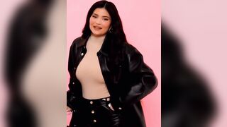 Kylie Jenner: kylie wearing leather pants compilation #4