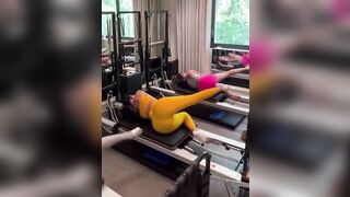 Kylie Jenner working out